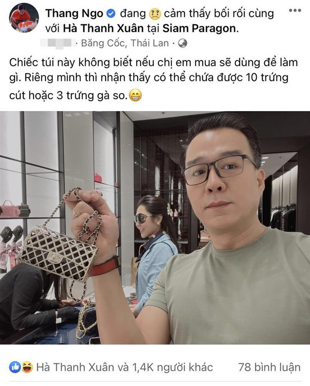 "Vua cá Koi" khó hiểu vì chiếc túi hiệu mua "đựng trứng" của vợ