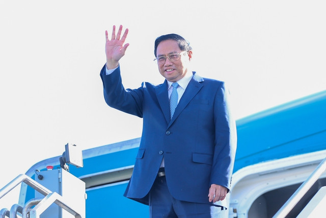 Thủ tướng Phạm Minh Chính tới Mỹ, bắt đầu chuyến công tác tại Tuần lễ Cấp cao Đại hội đồng LHQ Thu tuong Pham Minh Chinh toi My, bat dau chuyen cong tac tai Tuan le Cap cao Dai hoi dong LHQ