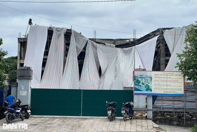 Hé lộ nguyên nhân vụ sập công trình trung tâm văn hóa 50 tỷ - Hình 2 He lo nguyen nhan vu sap cong trinh trung tam van hoa 50 ty-Hinh-2