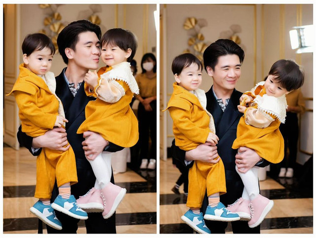 Cuộc sống làm bố đơn thân của con trai bầu Hiển Cuoc song lam bo don than cua con trai bau Hien