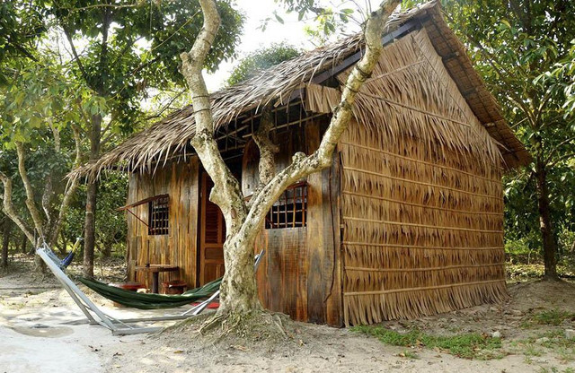 Những mẫu nhà mái lá đơn giản và đẹp nhất Nhung mau nha mai la don gian va dep nhat