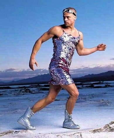 Brad Pitt mặc váy - Hình 5 Brad Pitt mac vay-Hinh-5