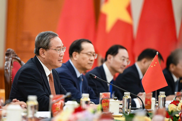 Tổng Bí thư, Chủ tịch nước Tô Lâm tiếp Thủ tướng Quốc vụ viện Trung Quốc Lý Cường - Hình 4 Tong Bi thu, Chu tich nuoc To Lam tiep Thu tuong Quoc vu vien Trung Quoc Ly Cuong-Hinh-4