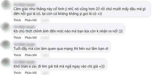 Làm quen trai trẻ, gái già méo mặt vì lần đầu gặp bị gọi là "cô" - Hình 3 Lam quen trai tre, gai gia meo mat vi lan dau gap bi goi la