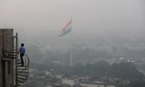 Cảnh tượng hãi hùng về tình trạng ô nhiễm không khí ở Ấn Độ