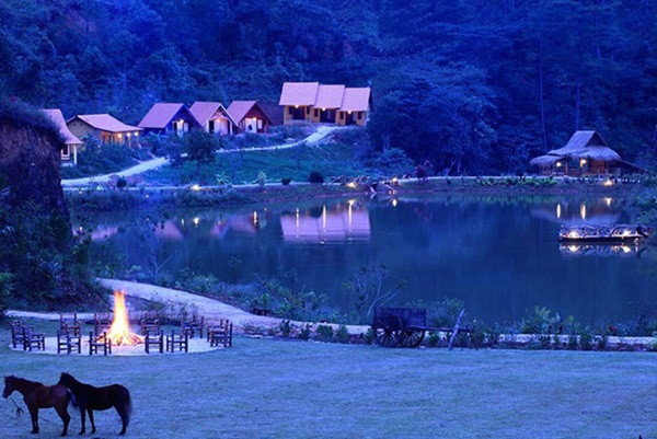 Không khí mát lạnh của cao nguyên Lâm Đồng càng khiến nơi đây dễ dàng trở thành chốn nghỉ dưỡng ưa thích của nhiều khách du lịch.