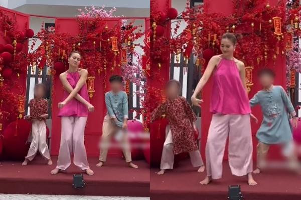 Nhiều lần mặc áo yếm được ngợi khen song chính diễn viên Lan Ngọc cũng không ngờ trang phục này lại đẩy bản thân vào tình huống đỏ mặt. Trong một clip đăng tải lên Tiktok mới đây, người đẹp thành tâm điểm tranh cãi vì hồn nhiên nhảy nhót trong chiếc áo yếm lụa lỏng lẻo. Mỗi động tác mà Lan Ngọc thực hiện khiến không ít người lo lắng vì chiếc áo "phản chủ", in hằn vòng 1 như đang thả rông. Trên mạng xã hội, không ít người chê cười nữ diễn viên sau khi xem clip: "Không biết chị ấy có xem lại clip khi đăng không", "Hơi nhạy cảm chị ơi", "Áo hơi phản cảm nha",..