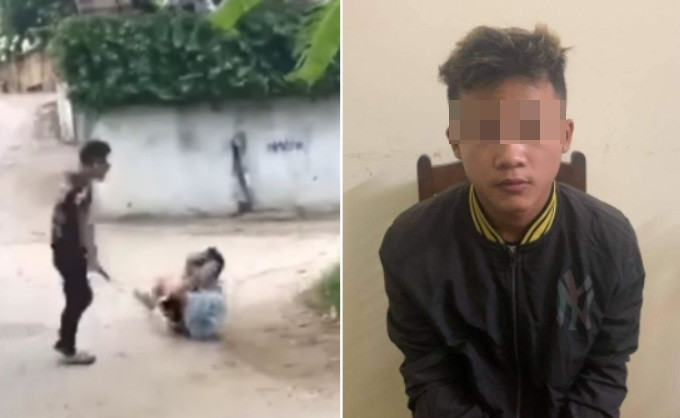 Ông Nguyễn Trung Kiên - Chủ tịch UBND phường Gia Cẩm (TP.Việt Trì, Phú Thọ) cho biết: "Nam sinh đánh bạn, bắt quỳ để đá vào mặt trong video xôn xao dư luận là Đ.T.M (15 tuổi, trú tại phường Gia Cẩm, TP.Việt Trì) là con cả trong gia đình có 2 anh em. Bố mẹ M. làm nghề tự do, đã ly hôn từ lâu. M ở với mẹ thỉnh thoảng mới ở với bố. Một vài năm gần đây, M nổi tiếng là "dân anh chị nhí", thường xuyên gây gổ, đánh nhau tại địa phương."