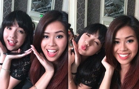 Tình bạn của Tiên Nguyễn (em chồng Hà Tăng) với hot girl Mie Nguyễn được biết đến như một sự kết hợp khá thú vị. Khác hẳn với những cặp bạn hot girl khác, Tiên và Mie lại ít khoe ảnh chụp chung dù đôi bên có mối thâm tình khá tốt. Ảnh: FBNV.