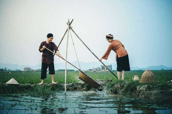 Cùng nhau lao động.