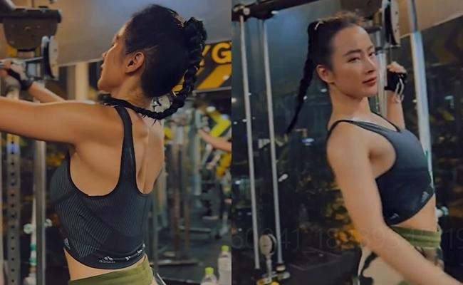 br/> Mới đây, Angela Phương Trinh đăng đoạn clip gây chú ý trên trang cá nhân. Clip ghi lại khoảnh khắc "bà mẹ nhí" khoe cơ bắp cuồn cuộn với bài tập vai sau và lưng giữa trong phòng gym.