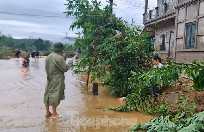 Ngay trong đêm 6/10, Ban Chỉ huy phòng chống thiên tai và tìm kiếm cứu nạn (PCTT & TKCN) huyện Văn Yên ông Hà Đức Anh, Chủ tịch UBND huyện làm Trưởng đoàn đi kiểm tra, đánh giá tình hình lũ, ngập lụt và sạt lở đất.