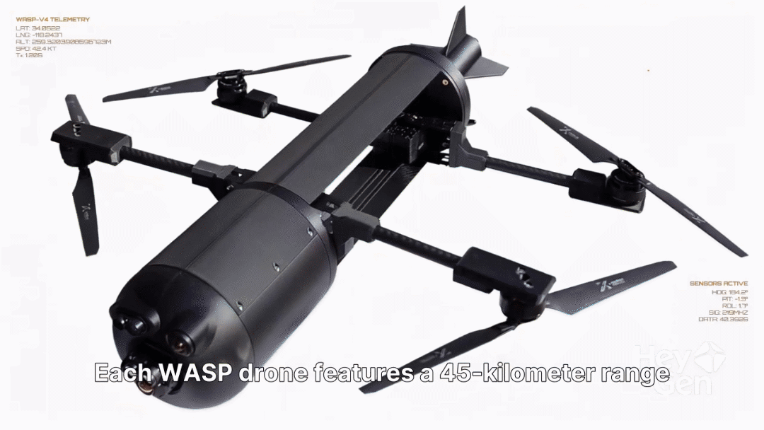 WASP có thể đạt tầm bay lên tới 45 km (28 dặm) và duy trì trên không trong 22 phút, và lên đến 30 phút nếu không mang theo tải trọng. Nó được thiết kế cho các hoạt động tác chiến theo đàn, thu thập thông tin tình báo, giám sát và trinh sát, cũng như các vai trò chống máy bay không người lái.