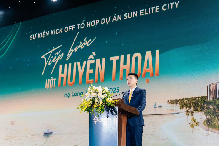 Đại diện Sun Property – thành viên Sun Group chia sẻ tại sự kiện. 2.jpg