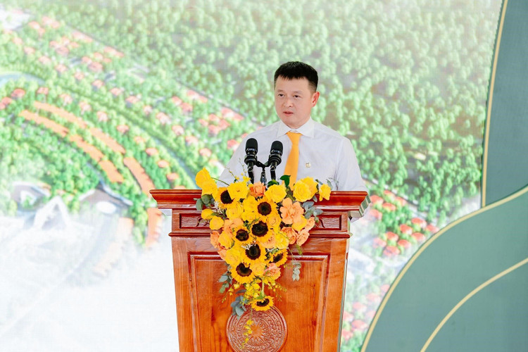 Ông Đặng Minh Trường - Chủ tịch HĐQT Tập đoàn Sun Group phát biểu tại lễ khởi công 77.jpg