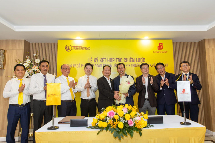 Sự kiện ký kết hôm nay là bước khởi đầu quan trọng trong tiến trình hợp tác giữa T&T Group và Saigon Co.op. 111.jpg