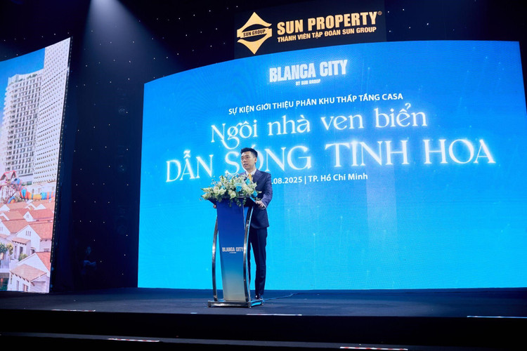 Ông Nguyễn Cao Cường - Tổng Giám đốc Sun Property phát biểu tại sự kiện s3.jpg