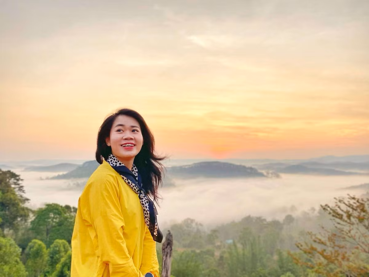 Thức dậy sớm săn mây tại Măng Đen - Ảnh Thu Hiền
