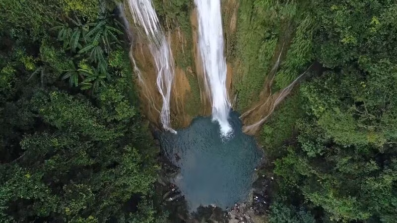 Nằm ở xã Thượng Lâm, huyện Lâm Bình, tỉnh Tuyên Quang ( nay là xã Thượng Lâm, tỉnh Tuyên Quang) thác Khuổi Nhi là một trong những điểm đến được yêu thích trong hành trình khám phá vùng cao phía Bắc. Ảnh MIA