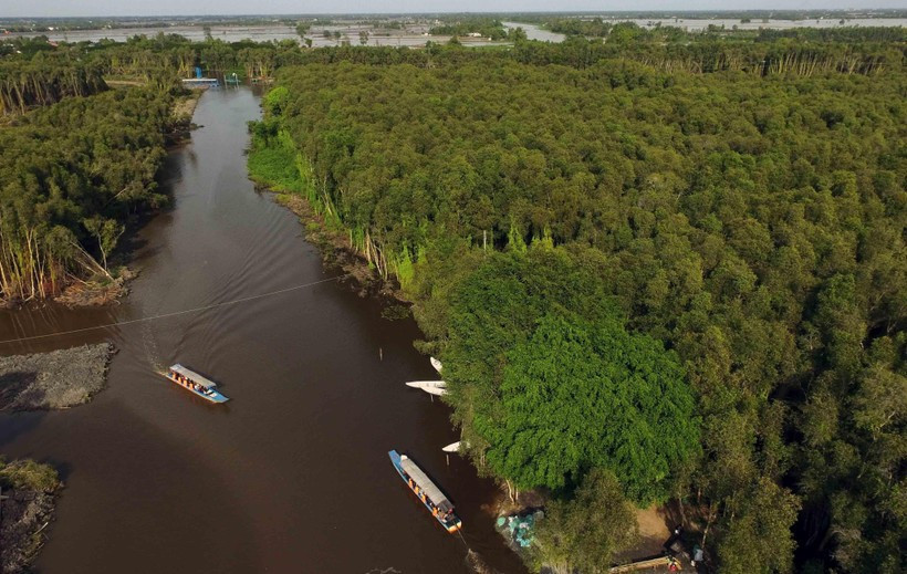 Du khách có thể trải nghiệm làm nông, đánh bắt thủy sản, hay cùng người dân địa phương gói bánh, chế biến những món ăn truyền thống, những hoạt động giản dị nhưng mang lại cảm giác gần gũi, ấm áp ngày Tết. Ảnh TTXVN