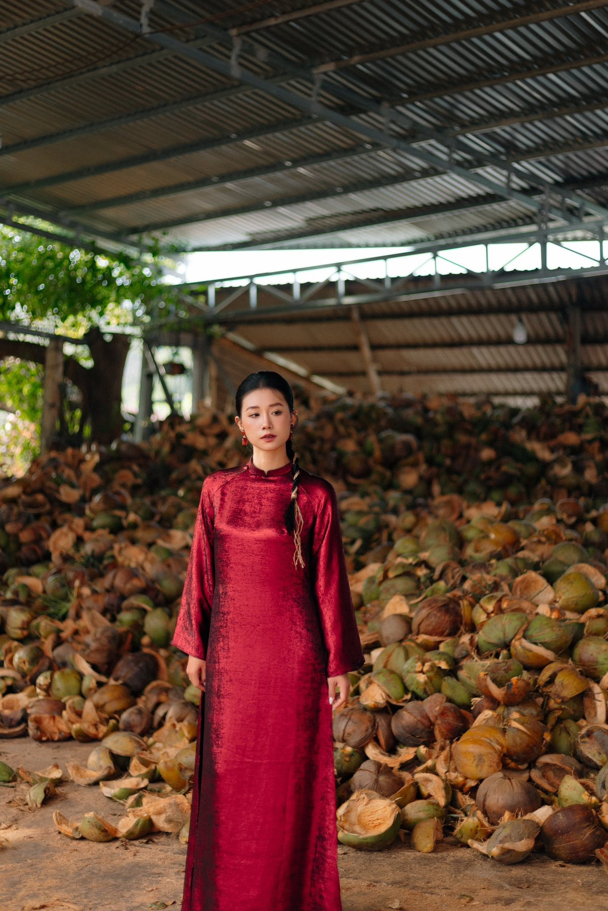 View - Làng nghề chỉ xơ dừa An Thạnh, điểm chụp áo dài Tết bên sông Thom | Báo Tri thức và Cuộc sống - TIN TỨC PHỔ BIẾN KIẾN THỨC 24H