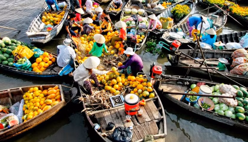 Dù chọn hình thức nào, du khách cũng nên lưu ý đặt tour trước một ngày để giữ chỗ, chuẩn bị trang phục thoải mái, mang theo nón, kính mát, kem chống nắng và máy ảnh. Mỗi chuyến đi đến chợ nổi Cái Răng đều là cơ hội để cảm nhận nét văn hóa đặc sắc của người miền Tây – mộc mạc, thân thiện và đầy sức sống. Ảnh MIA