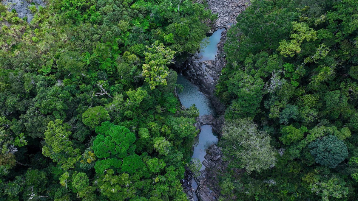 Dưới chân thác là hệ thống các hồ nước nối tiếp nhau, nước trong xanh, mát lạnh, được bao bọc bởi thảm thực vật phong phú. Đây là điểm dừng chân lý tưởng để du khách nghỉ ngơi, dã ngoại, tận hưởng bầu không khí trong lành hiếm có giữa miền núi Quảng Ngãi. Nhiều du khách lựa chọn ngồi bên các tảng đá lớn, lắng nghe tiếng nước chảy và cảm nhận nhịp sống chậm rãi của núi rừng.
