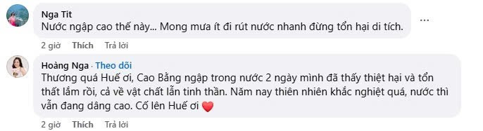 Những bày tỏ sự tiếc nuối trước cảnh ngập lụt. Ảnh Chụp màn hình 0f1e9b196a82e7dcbe93.jpg