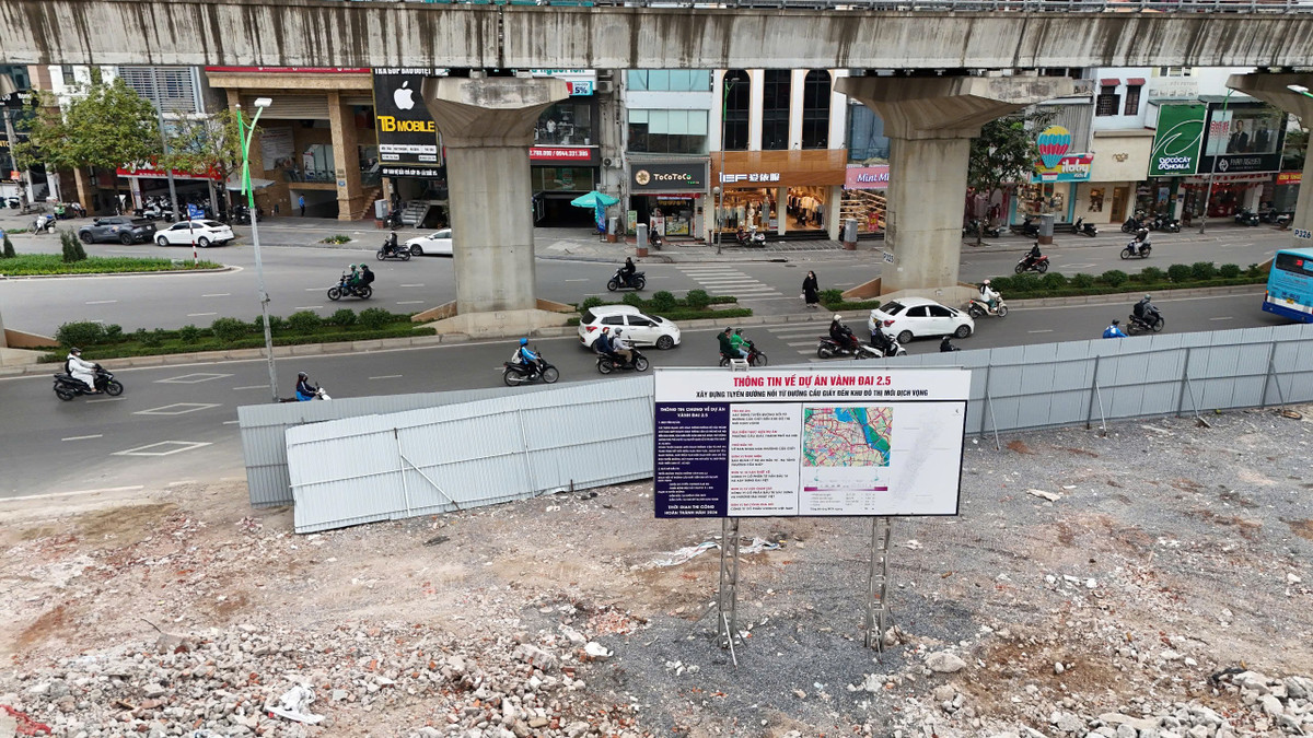 Vành đai 2,5 được xác định là tuyến kết nối liên khu vực, góp phần hoàn thiện hệ thống đường vành đai của Hà Nội. Khi hoàn thành, tuyến đường này được kỳ vọng giảm tải cho các trục Vành đai 2 và Vành đai 3, đồng thời mở rộng không gian phát triển đô thị phía Tây Thủ đô.