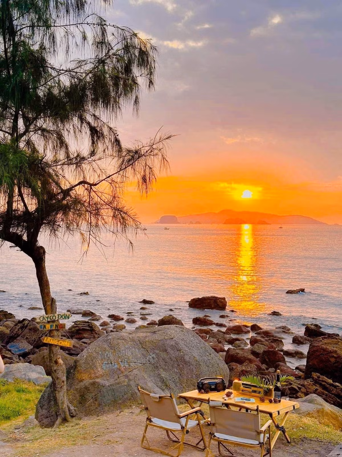 Bãi Đông có một vẻ đẹp dịu dàng với cát trắng mịn màng, nước biển trong xanh và sóng vỗ êm đềm. . Không giống những bãi biển nổi tiếng khác, nơi đây vẫn còn giữ được sự thanh bình, khiến du khách cảm thấy như lạc vào một thiên đường hoang sơ. Vào mỗi sáng sớm, khi mặt trời vừa ló dạng, Bãi Đông hiện lên như một bức tranh thơ mộng, mời gọi du khách đắm chìm trong cảnh sắc huyền bí và thư thái. Ảnh Thu Thảo