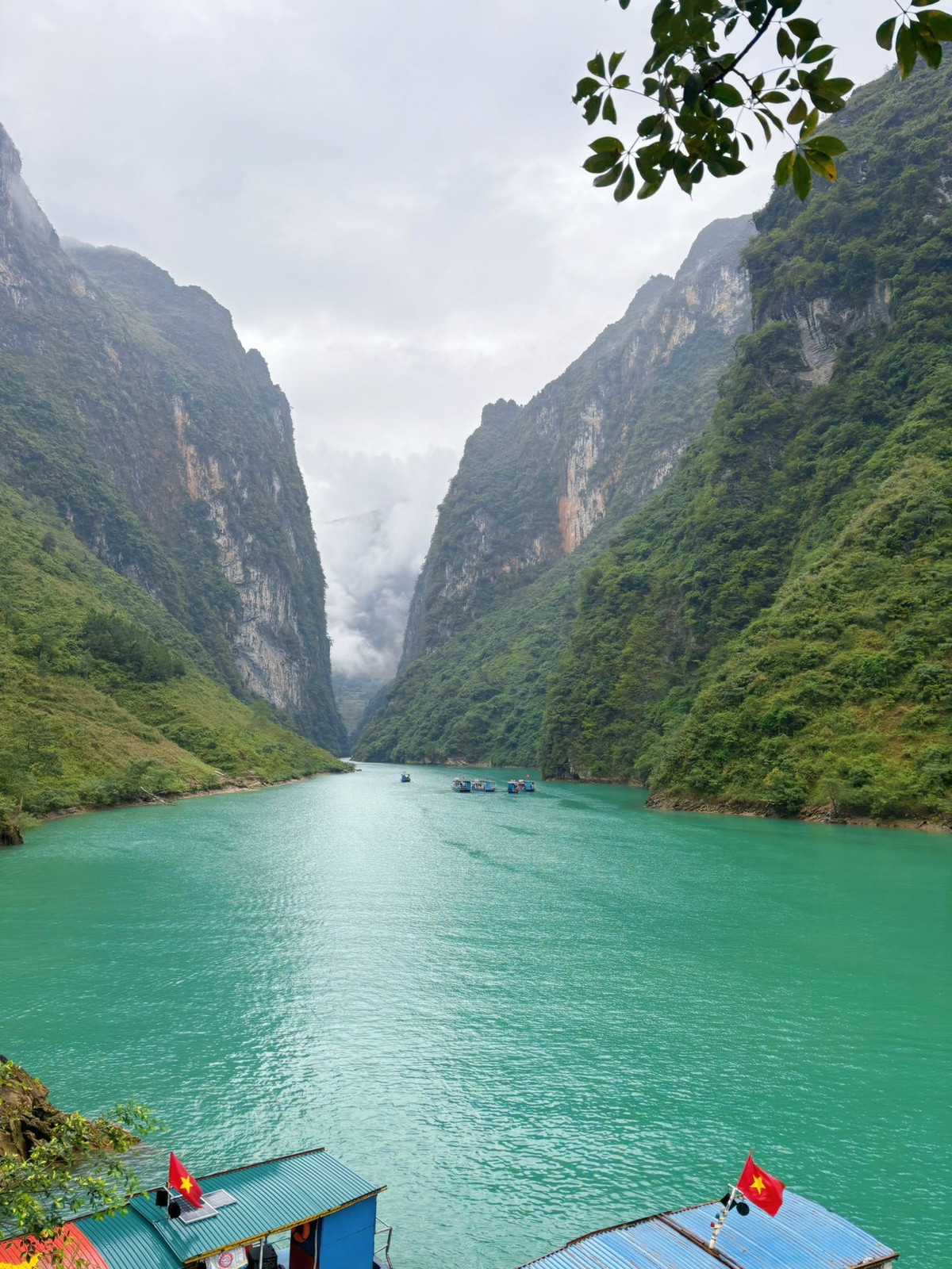کشتی رانی کے تجربے کے علاوہ، زائرین کائیکنگ، ایس یو پی، مچھلی پکڑنے یا دریا کے کنارے کیمپنگ میں بھی حصہ لے سکتے ہیں، پہاڑوں اور جنگلوں کی تازہ ہوا سے لطف اندوز ہو سکتے ہیں۔ Tran Hoai Linh کی تصویر