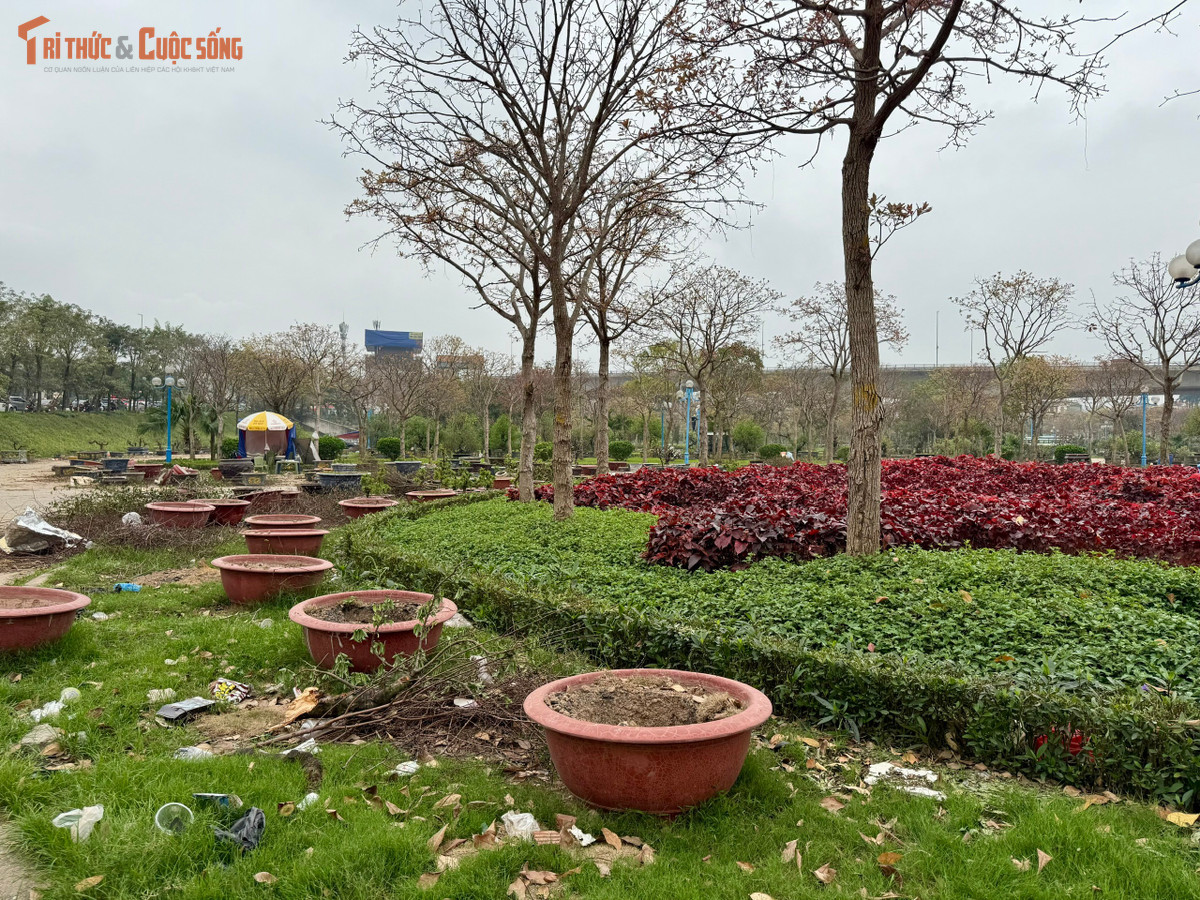Trong khi Hà Nội đang triển khai nhiều chương trình chỉnh trang đô thị, cải tạo công viên và vườn hoa theo hướng mở, xanh sạch đẹp, thì tình trạng xuống cấp tại khu vực dưới chân cầu Nhật Tân lại cho thấy một bức tranh hoàn toàn trái ngược.