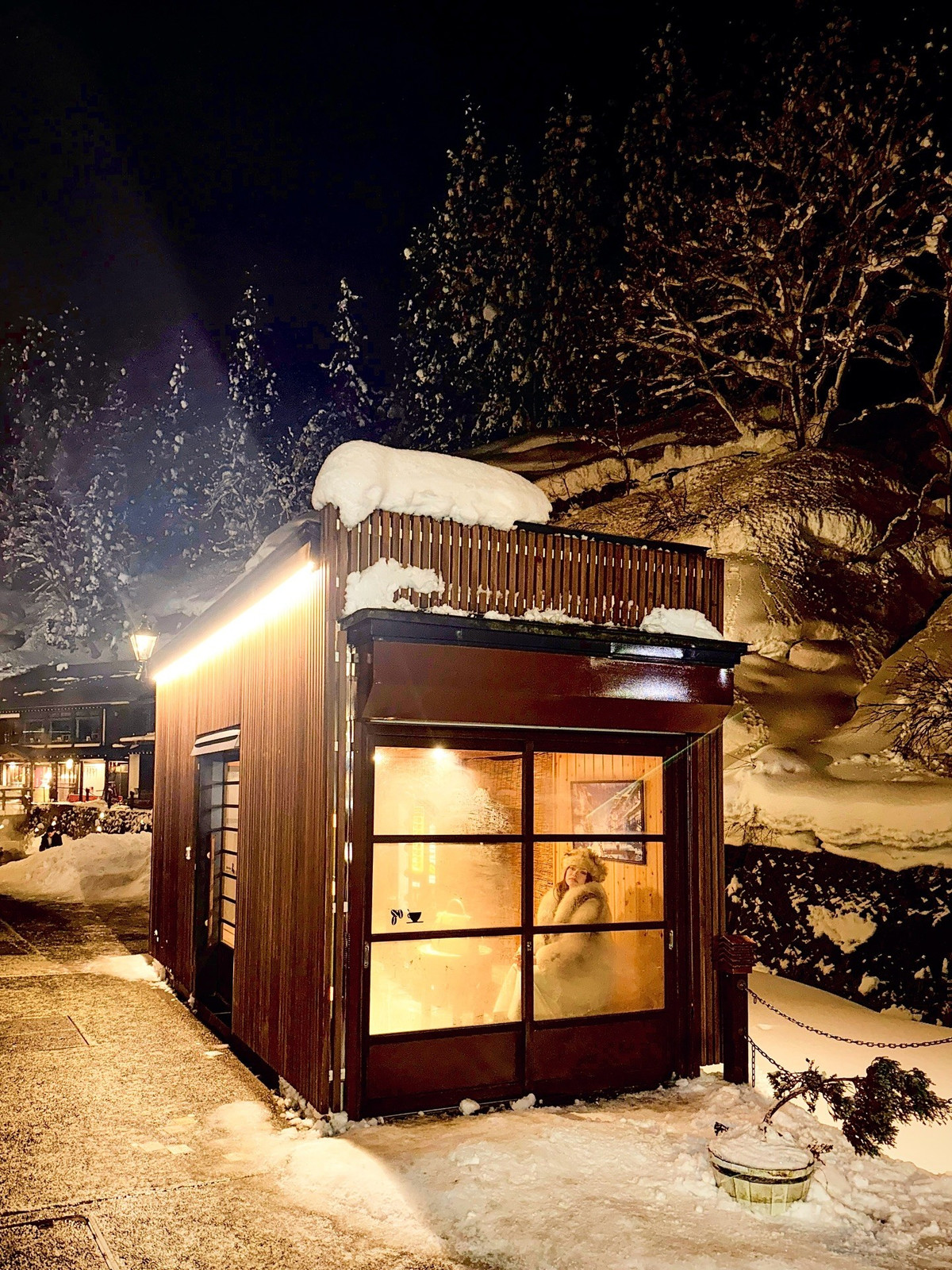 Ginzan Onsen nằm ở vùng núi hẻo lánh, cách Tokyo khoảng 420 km về phía bắc. Nơi đây từng là một mỏ bạc sầm uất vào thế kỷ 17, trước khi chuyển mình thành thị trấn onsen nổi tiếng.