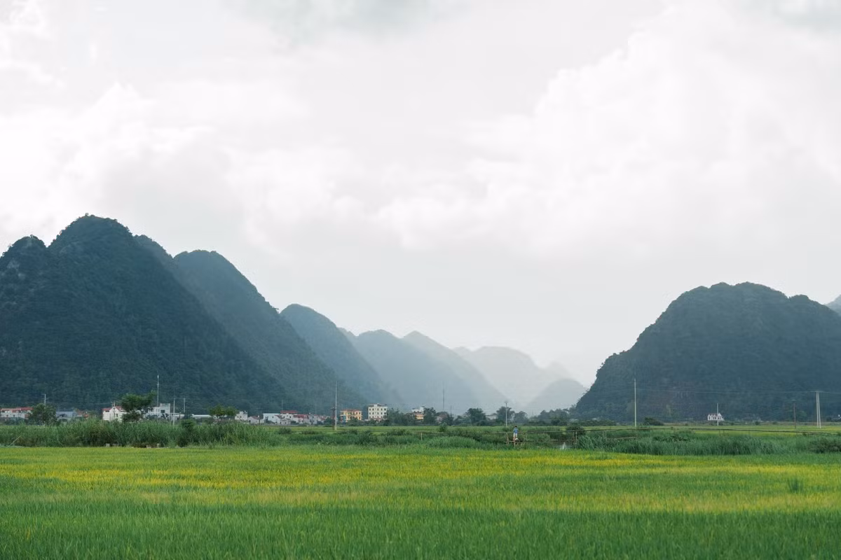 Hơn 90% dân cư nơi đây mang họ Dương, các ngôi nhà đều quay về hướng Nam theo truyền thống “thong long”, tạo nên bản sắc riêng khó nhầm lẫn. Ảnh Le Thanh Hien