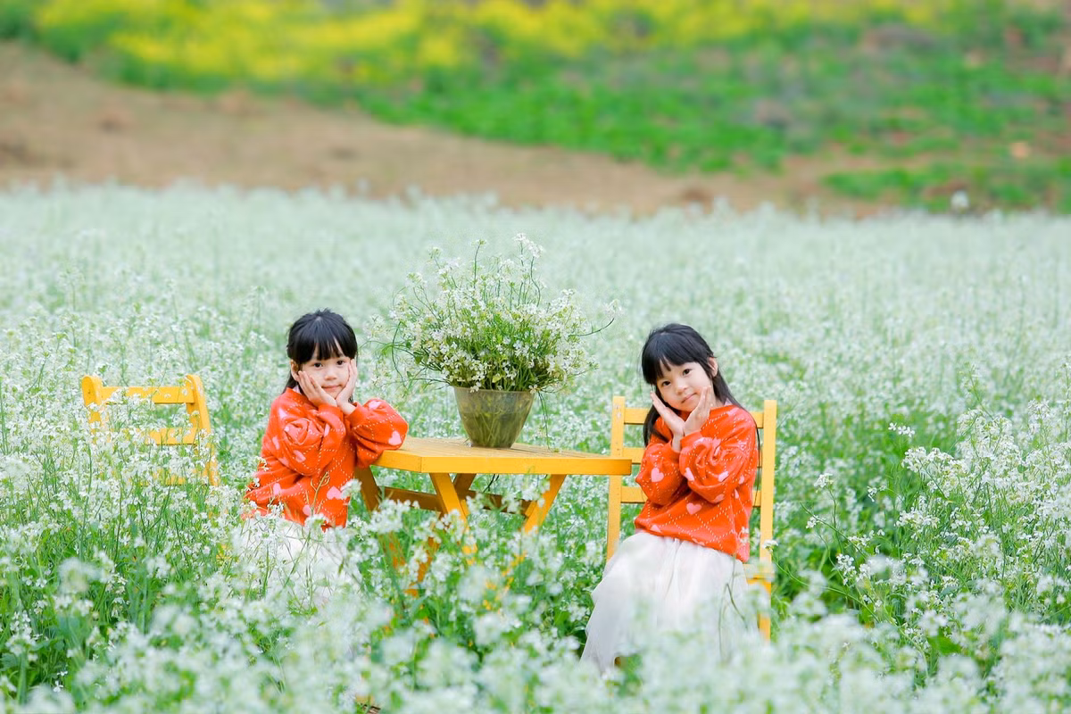 Du khách chỉ cần giơ máy lên là có ngay những bức hình đẹp như postcard. Ảnh Ba đứa mình