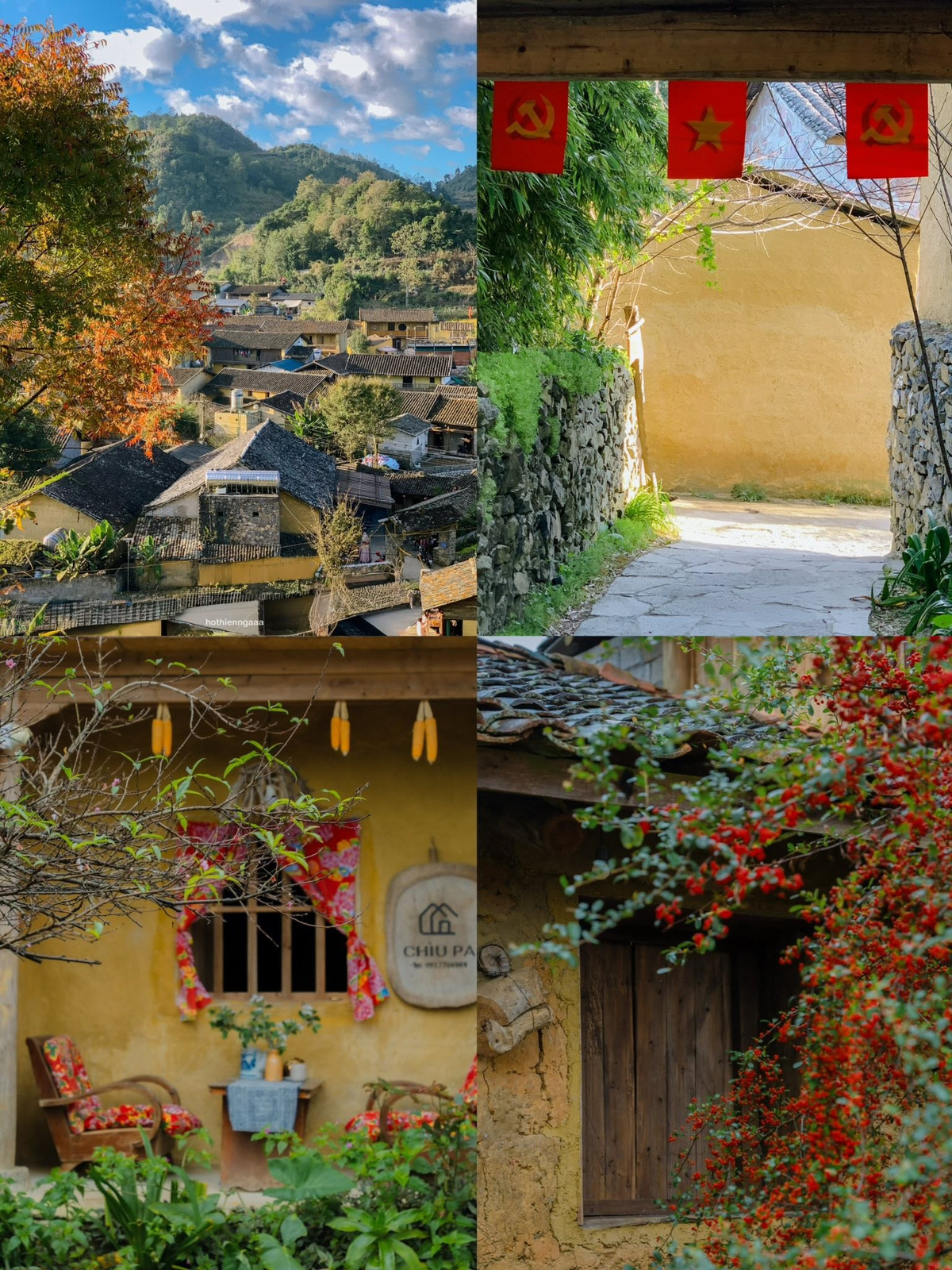 Nằm gần cây hồng nổi tiếng, Chìu Pa Homestay là một trong những homestay được nhiều du khách ghé thăm. Home xinh, tiện lợi, nhưng vì gần cây hồng nên lượng khách ghé thăm khá đông. Du khách nên ghé sớm hoặc xin phép chủ nhà để chọn góc chụp thoải mái.