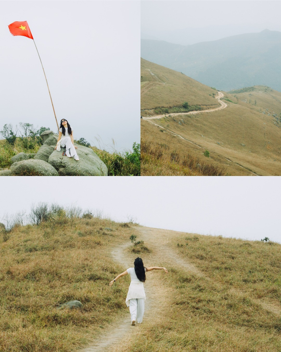 Mùa đông trời nhanh tối, du khách vẫn có thể ngắm hoàng hôn từ trên cao, tuy nhiên nên sắp xếp đi vào buổi sáng hoặc đầu giờ chiều để đảm bảo an toàn khi xuống núi. Việc thu gom và mang rác xuống chân núi cũng là điều được khuyến khích nhằm giữ gìn cảnh quan tự nhiên. Ảnh 2 con gián Hà Nội