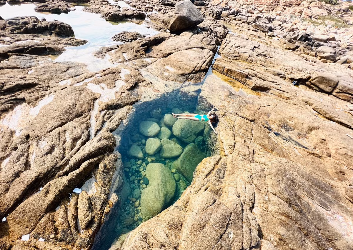 Nhiều bạn trẻ gọi đây là “tọa độ sống ảo triệu like” bởi chỉ cần giơ máy lên là có ngay tấm ảnh đẹp. Ảnh Facebook Điệu Võ