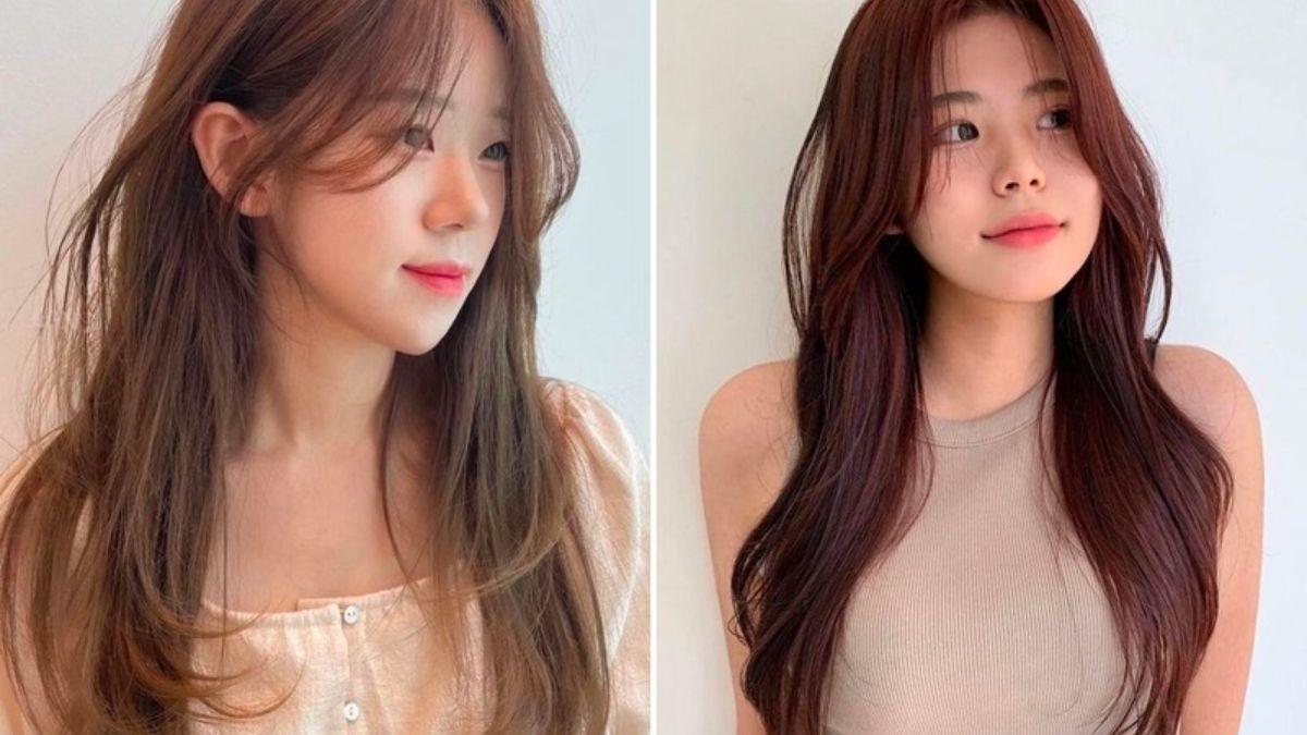 Nếu chưa sẵn sàng cắt quá ngắn, tóc lửng layer là lựa chọn trung hòa lý tưởng. Độ dài ngang vai hoặc qua vai vừa giữ được nét nữ tính, vừa tạo độ phồng tự nhiên nhờ các lớp layer được tỉa khéo. Khi kết hợp mái bay hoặc mái thưa, gương mặt trở nên cân đối và hài hòa hơn, đồng thời kiểu tóc này vẫn rất dễ chăm sóc và duy trì vẻ ngoài gọn gàng, trẻ trung. Ảnh minh họa