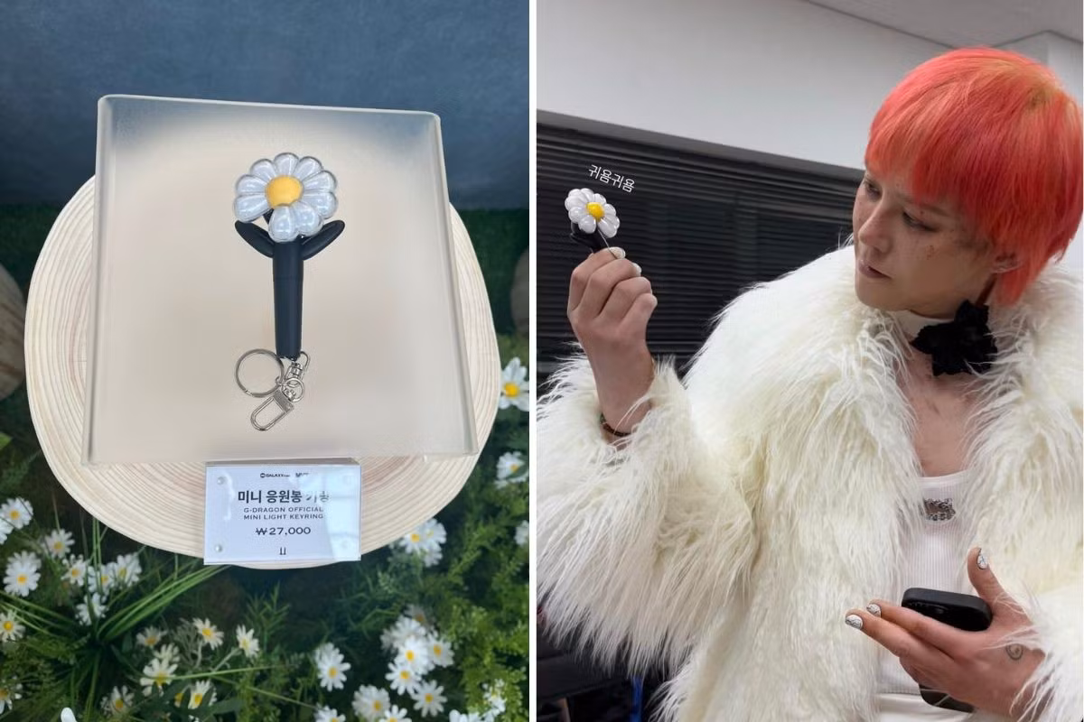 Biểu tượng hoa cúc đại diện cho tự do và hòa bình, phù hợp với tinh thần hippie mà G-Dragon theo đuổi. Chi tiết thiếu một cánh hoa ở vị trí 8 giờ gợi nhắc đến ngày sinh 18/8/1988 và con số 8 may mắn gắn liền với anh.