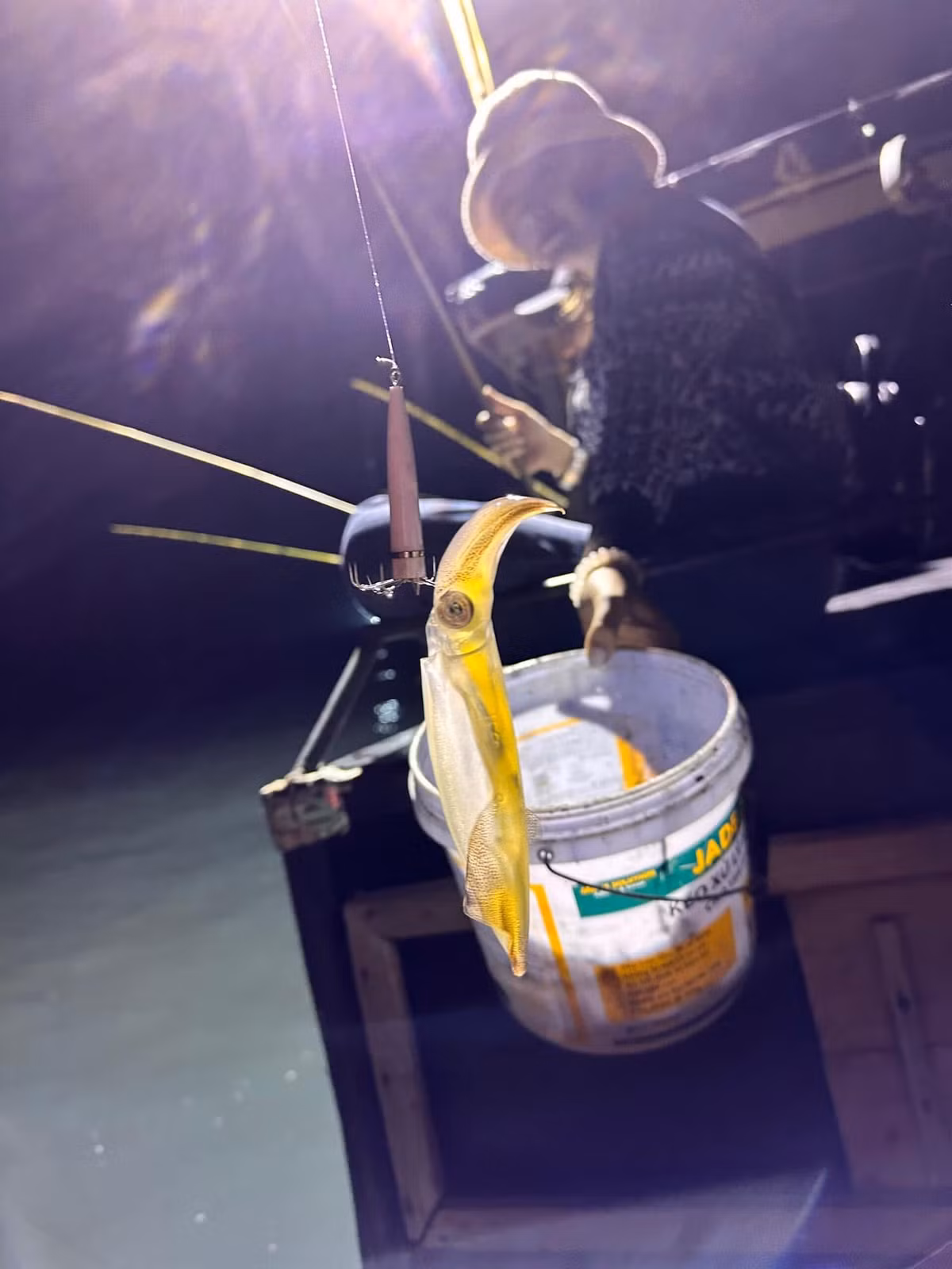 Một trải nghiệm khác rất được yêu thích là câu mực đêm cùng ngư dân, vừa thú vị, vừa mang lại thành quả là những món hải sản tươi rói cho bữa ăn ngay tại chỗ. Ảnh Nguyễn Thanh Tuyền