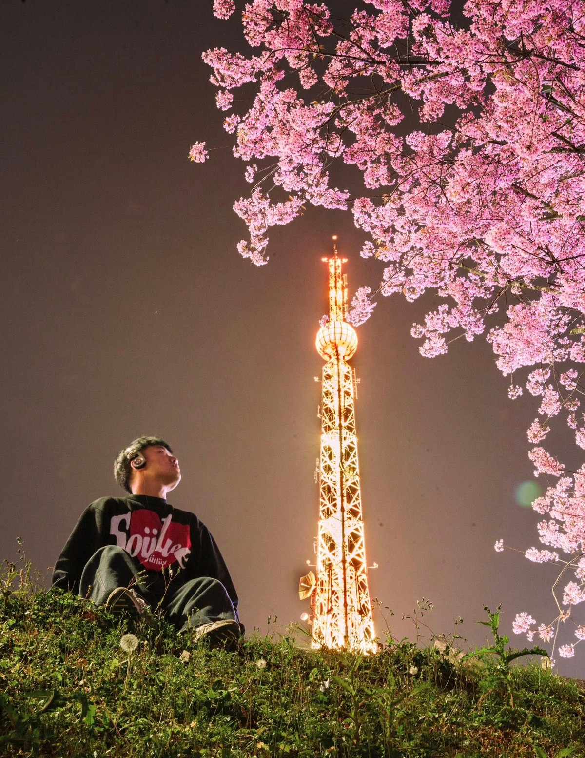 Khi màn đêm buông xuống, giữa không gian se lạnh quen thuộc của Đà Lạt, một công trình bất ngờ tỏa sáng, thu hút ánh nhìn của du khách trẻ. Tháp viễn thông trên đường Trần Phú, phường Xuân Hương, với ánh đèn vàng rực rỡ, đang trở thành điểm check-in được săn đón nhờ dáng vẻ gợi nhớ đến tháp Eiffel trứ danh của Paris.