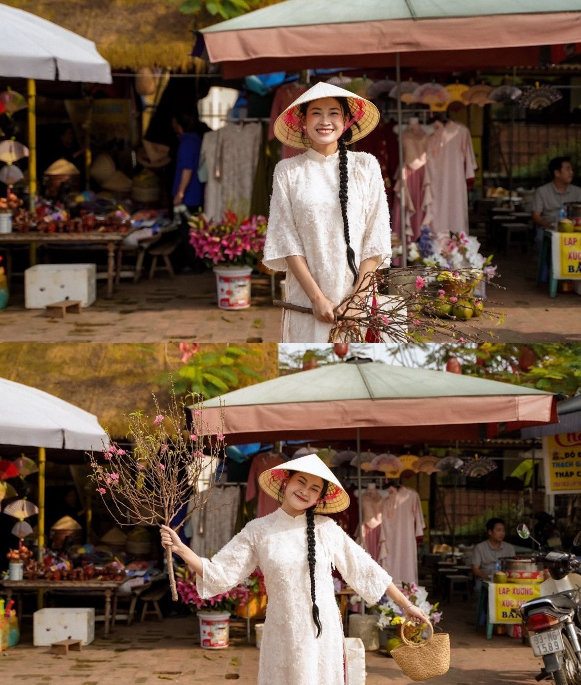 Tiếng trò chuyện trước hiên nhà, những công việc thường nhật diễn ra nhẹ nhàng khiến du khách có cảm giác như được trở về với một miền ký ức xưa cũ, nơi Tết đến không vội vã mà đầy đủ sự ấm áp.