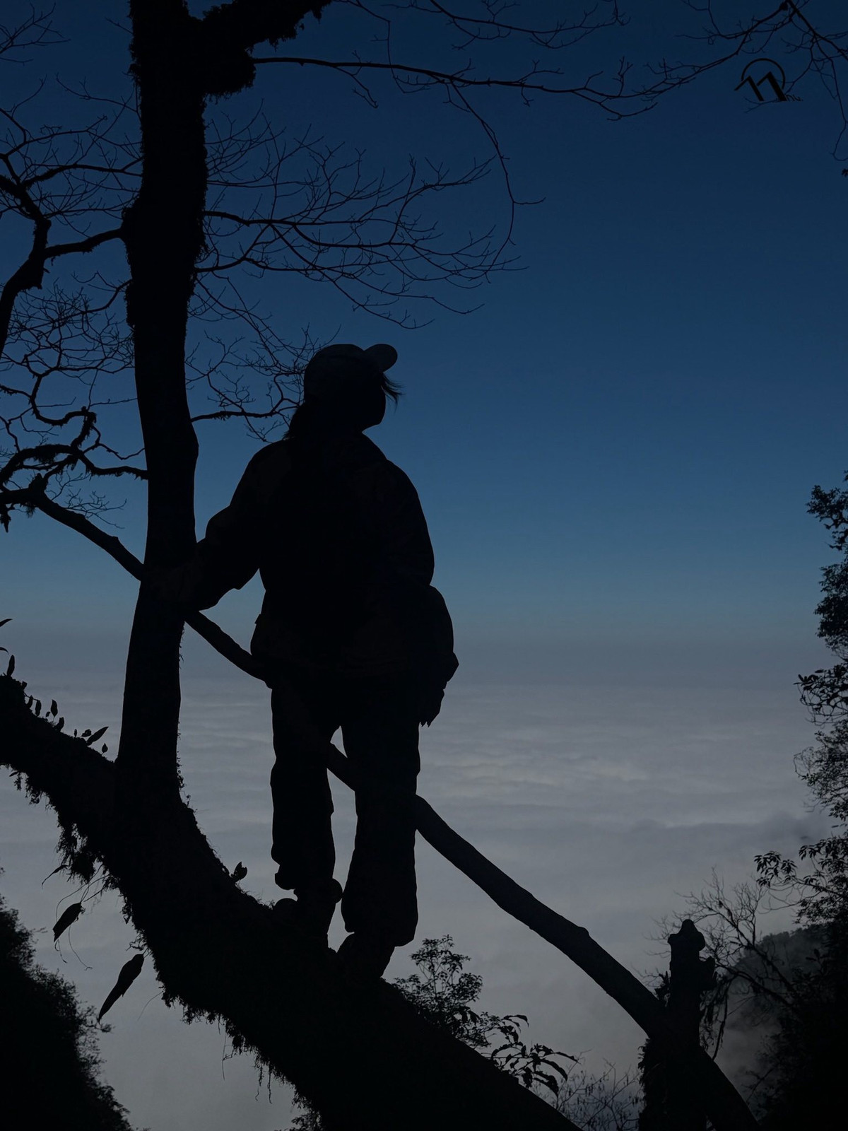 Với những người đủ đam mê và quyết tâm, phần thưởng xứng đáng chính là khoảnh khắc được đứng giữa mây trời, cảm nhận vẻ đẹp thuần khiết của núi rừng Tây Bắc. Ảnh Mầu Trời Adventure