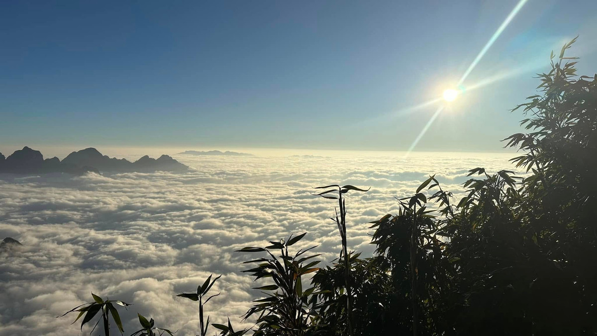 Dù hấp dẫn và đầy mê hoặc, Ngũ Chỉ Sơn vẫn là hành trình không dành cho sự chủ quan. Du khách được khuyến cáo nên theo dõi kỹ dự báo thời tiết, chuẩn bị đầy đủ trang thiết bị và chỉ lên núi vào những ngày nắng ráo để đảm bảo an toàn. Ảnh Chiêu Lê