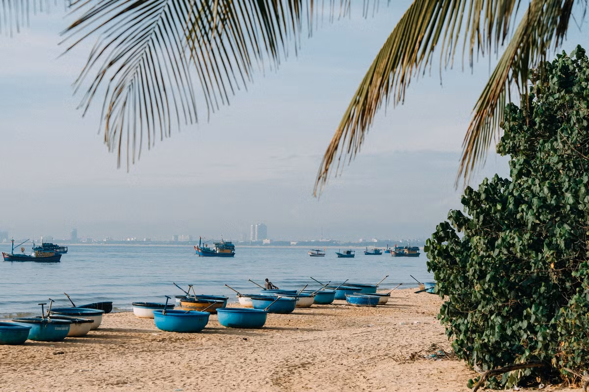 Tại đây, các hoạt động như chèo thuyền thúng, lặn ngắm san hô, hay thưởng thức hải sản tươi sống đều có thể trải nghiệm dễ dàng.