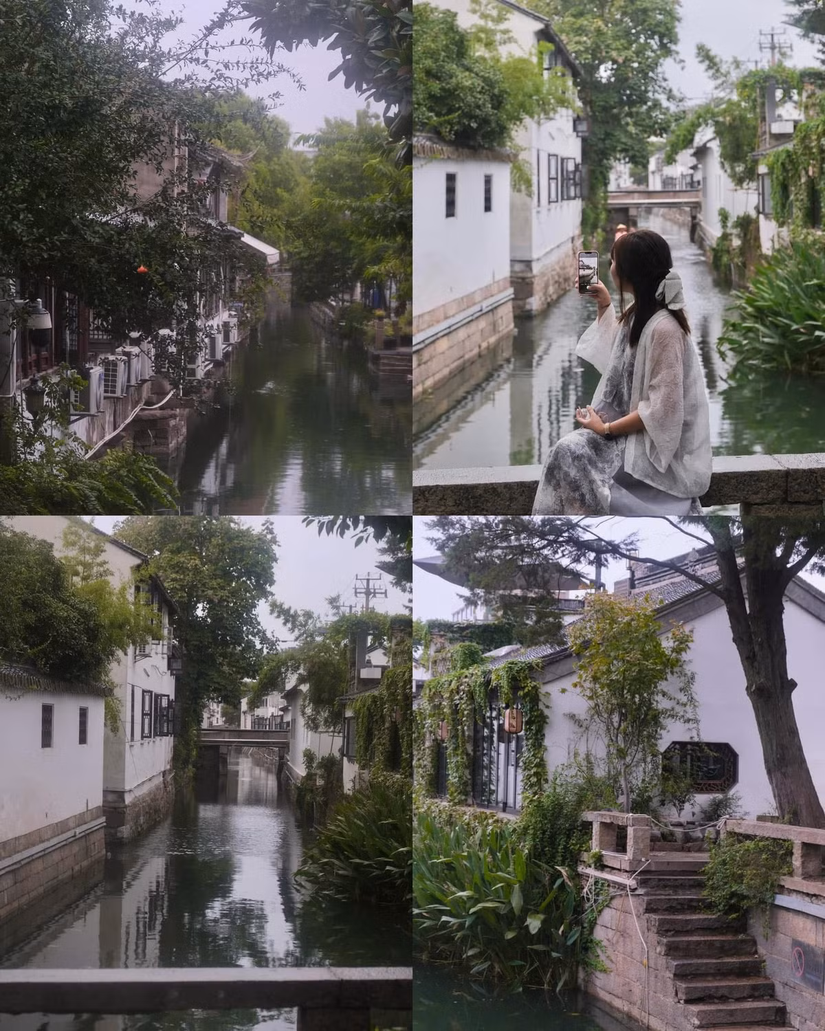 Tô Châu còn nổi tiếng với nhiều điểm đến khác như Hàn Sơn Tự, Bảo tàng tơ lụa, khu vườn Chuyết Chính Viên – di sản văn hóa thế giới, hay phim trường Vô Tích và phố cổ Đồng Lý – những địa danh có thể kết hợp trong ngày nếu còn thời gian. Tuy nhiên, để cảm nhận trọn vẹn nhịp sống của thành phố, nhiều du khách khuyên nên dành trọn buổi sáng cho Bình Giang, đặc biệt từ 6 – 7 giờ, khi khu phố còn vắng người và ánh sáng dịu đẹp nhất cho việc chụp ảnh. Ảnh Hạnh Hạnh