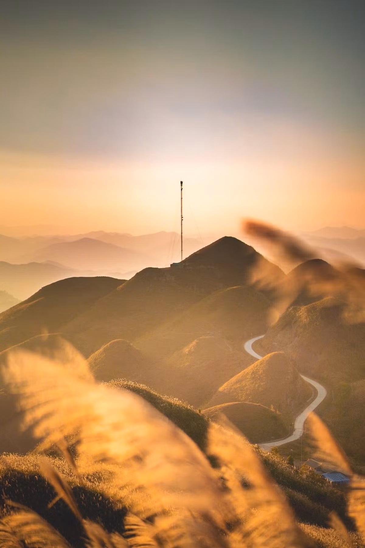 Không chỉ đến check-in các cột mốc biên giới cùng những cung đường uốn lượn giữa các đồi cỏ lau, ngày đẹp trời du khách có thể chiêm ngưỡng cả biển mây lúc bình minh hoặc hoàng hôn nơi biên giới. Ảnh Nguyễn Hồng Nhật