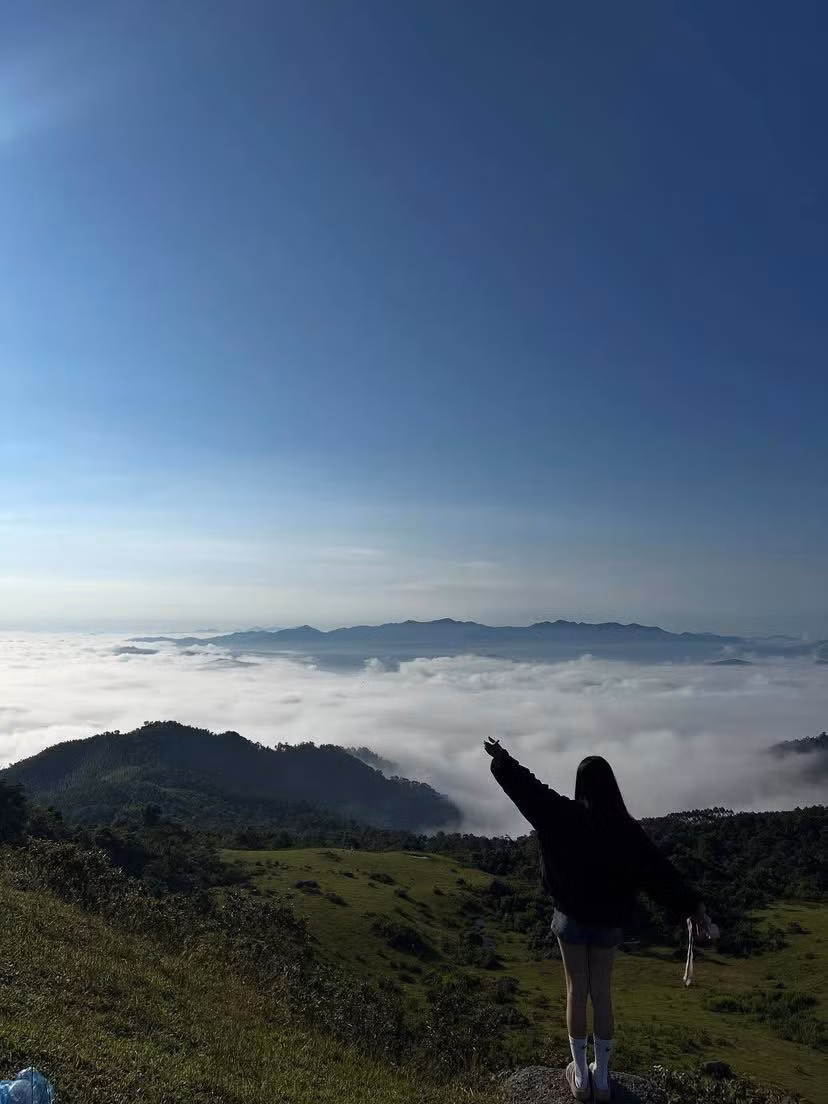 Đồng Cao nổi bật với những đồng cỏ xanh mướt trải dài, xen lẫn các tảng đá lớn với hình thù độc đáo. Ảnh _htt206