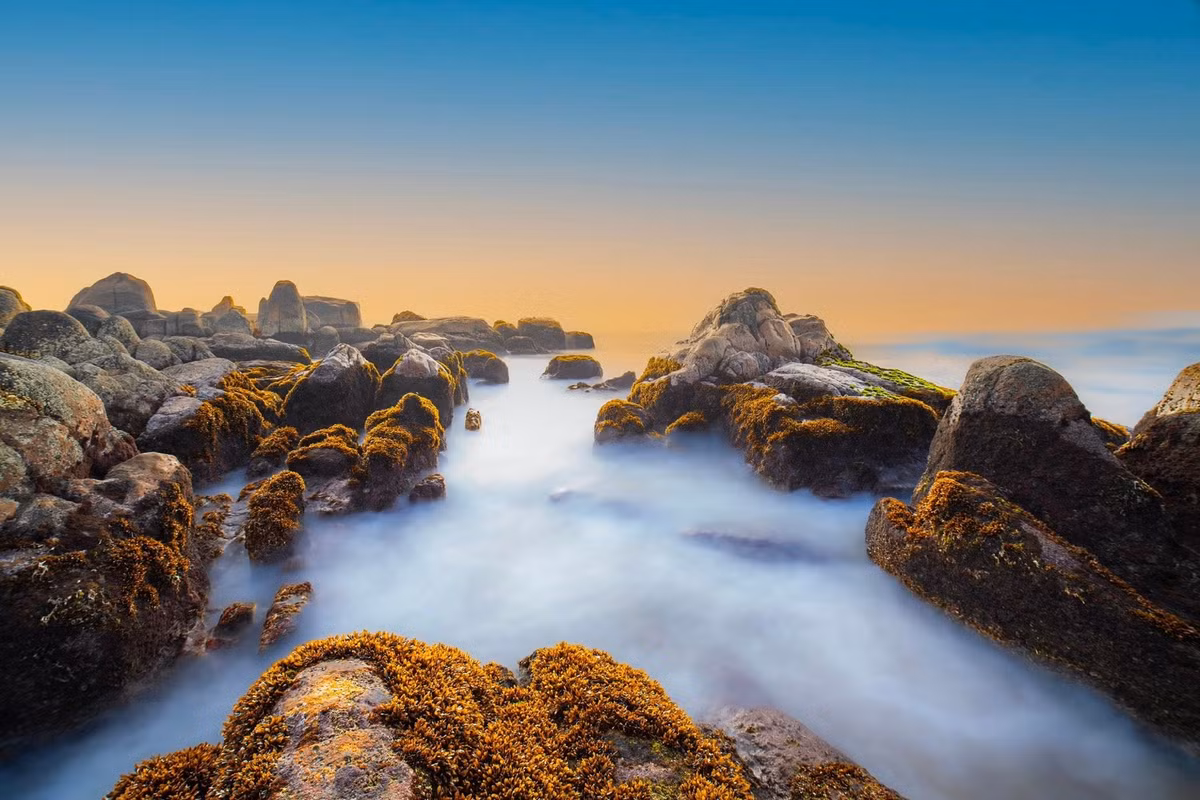 Nhiều người lựa chọn chỉ đơn giản là ngắm biển, chụp vài bức ảnh kỷ niệm, rồi dành thời gian trò chuyện, nghỉ ngơi. Với những gia đình nhỏ hoặc nhóm bạn thích sự yên tĩnh, Cổ Thạch trở thành điểm “đổi gió” vừa đủ, không quá xa và cũng không quá đông.